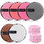 6 Pcs Coton Demaquillant Lavable et Bracelet de Lavage de Visage