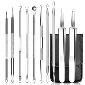 10 Pièces Extracteur Point Noirs Professional Trousse à Outils