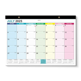Calendrier mural de juillet 2025 à décembre 2026