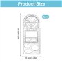 xnnmzhao Règle géométrique multifonctionnelle - Lot de 2 - Plastique transparent - Moderne - Outil de mesure - Règle de dessin -