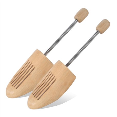 Embauchoirs en Bois 1 Paire Elargisseur Chaussure avec Ressort Hélicoïdal Ecarteur Chaussure Embochoire Chaussure Forme Chaussur