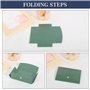 60 Pièces Mini Enveloppes Colorées Enveloppe Cartes Cadeaux Petite Enveloppe avec Fermeture Coeur Enveloppe Kraft pour Lnvitatio
