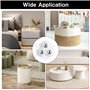 Lot de 20 roulettes à billes autocollantes et solides, pour meubles, mini roulettes, plates, pour poubelles, boîtes de rangement