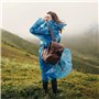 Lot de 5 ponchos de pluie transparents avec balle de rangement - Imperméable - Pour homme et femme - Poncho de pluie - Pour fest