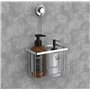 Panier de douche sans perçage avec grand crochet | Panier de douche suspendu au-dessus du raccord de douche