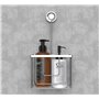 Panier de douche sans perçage avec grand crochet | Panier de douche suspendu au-dessus du raccord de douche