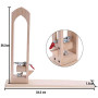 Pince de Retenue pour Cuir Clip Serrage de Retenue pour Cuir en Bois DIY Bricolage Artisanat Cuir Coudre Outil