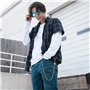 ZOYLINK Jeans Chaîne De Mode Squelette Tête Décor Pantalon Chaîne Hommes Portefeuille Chaîne