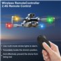 Lumière Stroboscopique de Drone,Feux d’Avertissement pour Motos, Flash LED 7 Culeurs et Sept Modes,Chargement USB Pour Moto Vélo