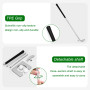 Ensemble de mini équipement de golf portable avec balle de putter amovible pour intérieur/extérieur