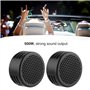 Qiilu 12 V 500 W Haut-Parleur de Voiture Audio, Mini Haut-Parleur de Voiture Noir Tweeter Audio 200mm 98dB Haut-Parleur Haut-Par