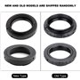 ASHATA Adaptateur de Monture T/T2 Adaptateur de Bague en T en Aluminium pour Appareil Photo EF DSLR 650D 60D 550D, etc. - Noir
