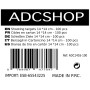 ADCHOP Cibles 14 x 14 cm Paquet de 100 unités en carton de 6 g pour tir à la cible : Airsoft, air comprimé, pardigon balin. Norm