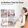 Masseur Cervical, Massage Cervicales et Cou, Masseur Dos et Cervicales, Masseurs Électriques Chauffant avec 3 Vitesses Réglables