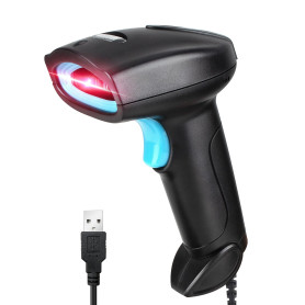 JIAN BOLAND U1 Lecteur de codes-barres CCD filaire USB 1D Prend en charge les scanners de codes-barres pour magasin
