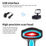 JIAN BOLAND U1 Lecteur de codes-barres CCD filaire USB 1D Prend en charge les scanners de codes-barres pour magasin, supermarché