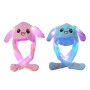 YouYuer 2PCS LED Oreilles de Lapin Bandeau Intéressant Lapin Chapeau Airbag Capuchon en Oreilles de Lapin Bonnet Kawaii Bonnet O