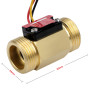 Kyrio 2PCS G3 / 4 "Commutateur de capteur à Effet Hall de débit d'eau Débitmètre Capteur de capteur de Compteur de Liquide 1-30L