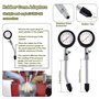 WiMas Moteurs Testeur de compression, Automotive Coffret testeur de Compression, Moteur Essence Outil de Diagnostic de Manomètre