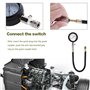 WiMas Moteurs Testeur de compression, Automotive Coffret testeur de Compression, Moteur Essence Outil de Diagnostic de Manomètre