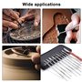 Coolty 10pcs Outils de Sculpture à la Cire à Double Extrémité en Acier Inoxydable pour Sculpter la Cire, l'argile et la Sculptur