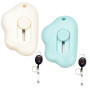Roellgs Lot de 2 mini coupe-lettres rétractables avec porte-clés pour une suspension facile