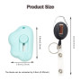 Roellgs Lot de 2 mini coupe-lettres rétractables avec porte-clés pour une suspension facile