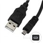 NXPUXP Câble Données Data de Charge USB UC-E6,Câble USB Mini-B 8 Broches Pour Appareils Photo Reflex Numériques Panasonic/Lumi X
