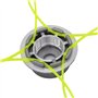 SWNKDG Aluminium Fils Tête Coupe-Bordure Tête Double Fil Bobine Tête Fil Nylon pour débroussailleuse à Essence Tondeuse à Gazon