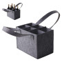 Gtwinsone Sac à Bouteilles en Feutre Sac Porte Bouteille Vin 1.5l avec 6 Compartiments + Poignée Sac de Rangement en Feutre Lava