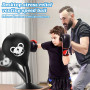 TOATELU 1 sac de frappe de bureau : sac de frappe de table avec ventouses puissantes, balle de frappe de bureau qui soulage le s