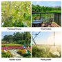 WIYETY Lampe solaire en forme d'arrosoir : lampes solaires pour extérieur, jardin, féerique, lumières décoratives de conte de fé