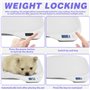 WIYETY Balance numérique pour petits animaux de compagnie : 15 kg (± 1 g) - Balance numérique LCD avec 4 modes de pesée (kg/oz/l