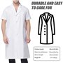 blouse de médecin blanche à boutons