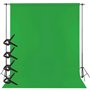 WIYETY 300 x 300 cm Fond d'écran vert : fond mural lavable