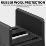 LEKEFETO Lot de 4 rehausseurs de meubles réglables de 10 cm - Pour pieds de chaise ronds carrés de 10 à 37 mm de large - Pour ca