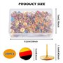 Lot de 200 punaises drapeau national : punaises décoratives LEKEFETO punaises décoratives pays carte punaises métal pins créatif