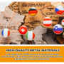 Lot de 200 punaises drapeau national : punaises décoratives LEKEFETO punaises décoratives pays carte punaises métal pins créatif