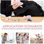 WANDGU Fournitures de Bureau Roses: Ensemble de Fournitures de Bureau, Kit d'accessoires de Bureau avec Agrafeuse, Distributeur 