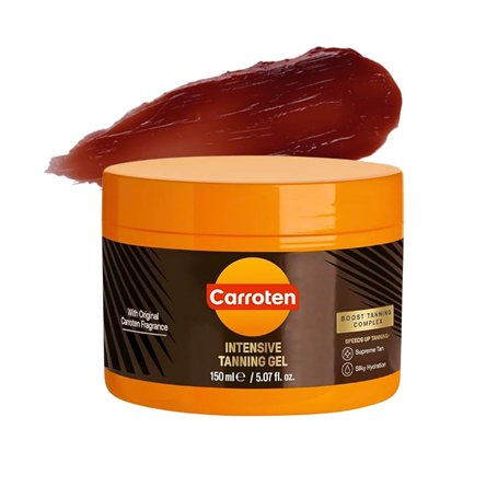 Carroten Intensive Tanning Gel 150ml - Accelerateur de Bronzage - Huile de Bronzage - Activateur de Bronzage - avec Cocohuile et