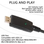 SinLoon Câble de microphone USB vers XLR 3 m USB mâle vers XLR femelle Câble convertisseur 3 broches Câble audio de studio pour 