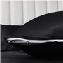 Teamllong Satin Housse de Couette 200x200 Noir, 3 Pièces Couleur Pure Satinée Parure de Lit Adulte 2 Personnes Luxe Lisse Doux S