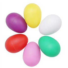 FLYAMAPIRIT Maracas Lot de 24 shakers à œufs musicaux pour bébés et tout-petits (6 couleurs