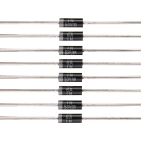 BOJACK 1N5349B 5W 12V Diodes Zener de puissance 1N5349 5 watts 12 volts Diodes axiales T-18 (paquet de 30 pièces)