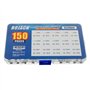 BOJACK Porte-fusible 5x20 mm à vis en ligne avec fil rouge 16 AWG + 15 valeurs 150 pièces Fusibles en verre à fusion rapide 5x20