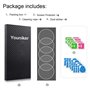 Youniker Lot de 6 films de protection d'écran pour montre connectée Garmin Vivoactive 4 GPS - Transparents - Anti-rayures - Anti
