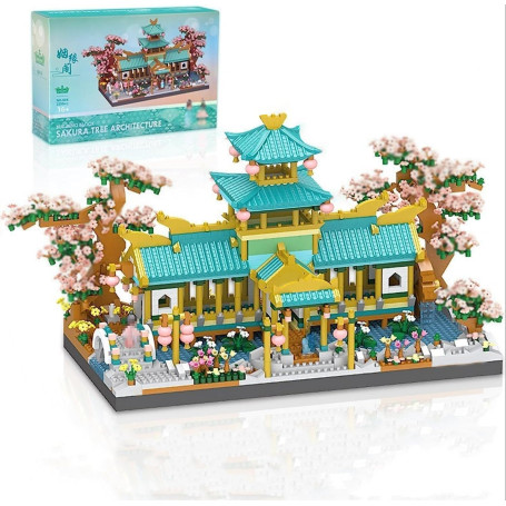 Mini Bloc de Construction pour Architecture des jardins chinois