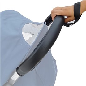 Brogtorl Housse en cuir pu pour poignée de poussette