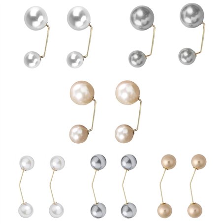 Nutabevr 12 Pièces Broche de Perle Artificielles