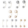 Nutabevr 12 Pièces Broche de Perle Artificielles
